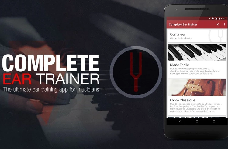 اپلیکیشن Complete Ear Trainer برای یادگیری سلفژ