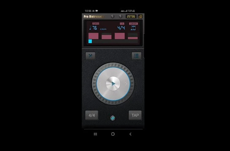 اپلیکیشن Pro Metronome برای یادگیری سلفژ